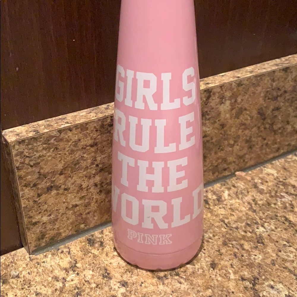 PINK metal water bottle